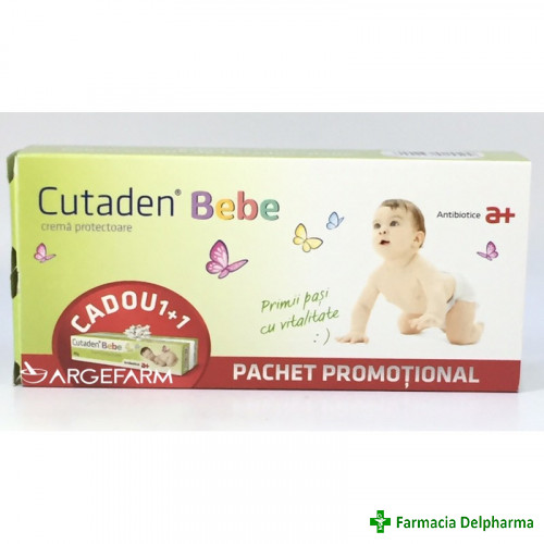 Cutaden Bebe crema protectoare x 40 g 1+1 gratis, Antibiotice